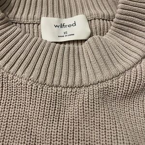 Wilfred knit cropped sweater